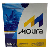Bateira Moto Hornet 2004 05 06 07 08 Moura 6ah 12v Ma6-d