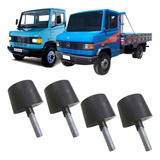 Batente Do Capô Caminhão Mb 709 710 912 914 Preto 4 Peças
