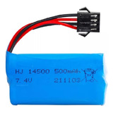 Bateria 14500 7.4v 500mah Para Arma De Gel Pistola Carrinho