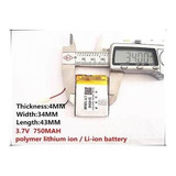Bateria 3,7v 750mah Bak Bk-gps4330