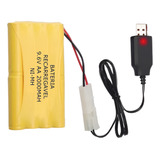 Bateria 9.6v 2000 Mah Aa Recarregavel Com Carregador