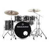 Bateria Acústica Nagano Garage Fusion Vintage Gray Stripe 20