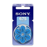 Bateria Auditiva 675 Cartela Com 6 Pr675 Sony