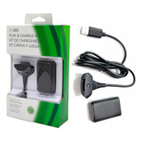 Bateria + Cabo Carregador Xbox 360 Recarregáveis