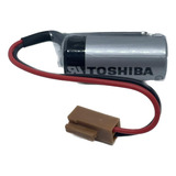 Bateria De Lithium 3,6v C Fio E Conector Marron Er4v Toshiba