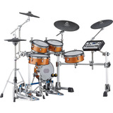 Bateria Eletrônica Yamaha Dtx10k Mrw Mesh Head Real Wood