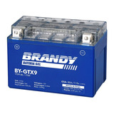 Bateria Gel Brandy Ytx9 Bs Cb500 Xt600 Shadow Klx650 Serjao