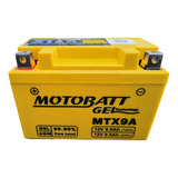 Bateria Gel Motobatt 9 Ah 140cca Mtx9a Cb500 Cb 500 Shadow 