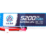 Bateria Lipo 5200mah 7.4v 2s 30c Deans T Hpi Traxxas Himoto