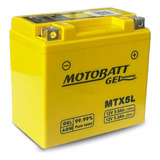 Bateria Motobatt Gel Mtx5l 5 Ah 12v