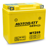 Bateria Motobatt Gel Mtz6s 6ah 12v Honda Xre 300 Pcx 150