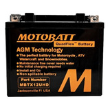 Bateria Motobatt Mbtx12u Harley Sportster 883 1200 Ytx14l-bs