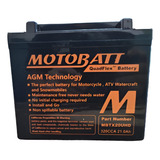 Bateria Motobatt Mbtx20uhd V-road Muscle = Yuasa Ytx20l-bs
