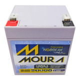 Bateria Moura Nobreak Alarmes Estacionaria 12v 5ah Selada
