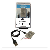 Bateria Para Controle Ps3 Playstation 3 Mais Brinde Cabo Usb