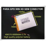 Bateria Para Gpd Win Xd C/ 6000mah 3,7v Sem Conector!!!!!!