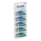 Bateria Pilha Alcalina A23 12v - Elgin - C/5 Unidades