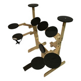 Bateria Praticável De Estudo Toma - Com Pad 2 Em 1 + Brinde