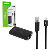 Bateria Recarregável + Cabo Usb C Preto Xbox Series S X