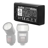 Bateria Recarregável Godox Vb26a Para Flash Godox V1/v860iii