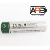 Bateria Recarregável Lanterna Tática 3.7v 2000mah 18650 Bap