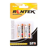 Bateria Recarregável Nimh Aaa 1,2v 900mah - Emb. 4 Peças