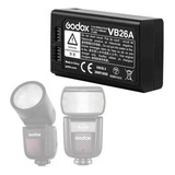 Bateria Recarregável Vb26a /b Para Flash Godox V1 E V860 Iii