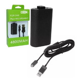 Bateria Recarregavél Xbox One Com Cabo 4800mah