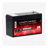 Bateria Unipower 12v 7ah Up1270seg Alarme Nobreak