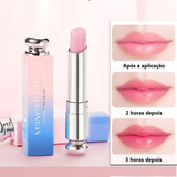 Batom Lip Balm Longa Duração Hidrata Não Borra Muda De Cor Acabamento Acetinado Cor Rosa-pálido