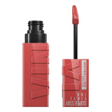 Batom Líquido Maybelline Superstay Vinyl Ink Acabamento Brilhante Cor Peachy