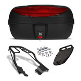 Bau 80 Litros + Suporte Completo Para Todas Motos Escolha