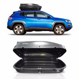 Bau Maleiro Teto Jeep Compass 510 Litros Preto Motobul