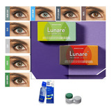 Bausch + Lomb Lente De Contato Colorida Lunare Mensal Com Grau Esférico Mel