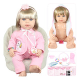 Bebe Reborn Boneca Pode Molhar Com Enxoval Original Real