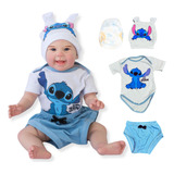 Bebê Reborn Menino Boneco Original Realista De Silicone 