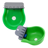 Bebedouro Automático 4 Lt Tampa Retrátil Cães Cabras Ovelhas Cor Verde Sgamaq