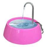 Bebedouro Fonte Cães Gatos Automático Bivolt 1l Mecpet Rosa