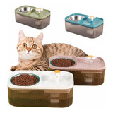 Bebedouro Fonte E Comedouro Grande Alto De Gatos E Cachorros