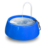Bebedouro Fonte Little Barata Cães E Gatos Little Mec Pet Pequena Cor Azul