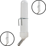 Bebedouro Para Hamster Vertical Com Gancho 30ml Jel Plast Cor Transparente