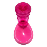 Bebedouro Pet Dosador Automático 1 Litro - Rosa