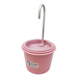 Bebedouro Tipo Fonte Para Gatos Acqua Cats Com Filtro Bivolt Cor Rosa Bebê