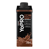 Bebida Láctea Uht Chocolate Zero Lactose Yopro 25g High Protein Caixa 250ml