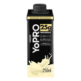 Bebida Láctea Uht Milkshake De Baunilha Zero Lactose Yopro 25g High Protein Caixa 250ml