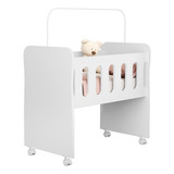 Berço Bedsid Mini Berço 2 X 1 Com Colchão Brinde Para Bebê 