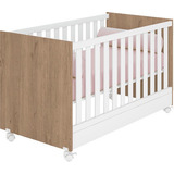 Berço Cama Americano 2x1 Para Quarto Bebê Móveis Leartam