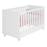 Berço Cama Branco Infantil Americano 2x1 Multifunção Leartam