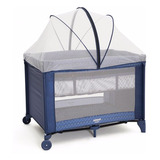 Berço Hello 0 A 18 Kg Azul - Infanti