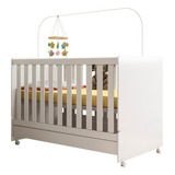 Berço Multifuncional Mini Cama Americano Encanto C/ Rodizio
